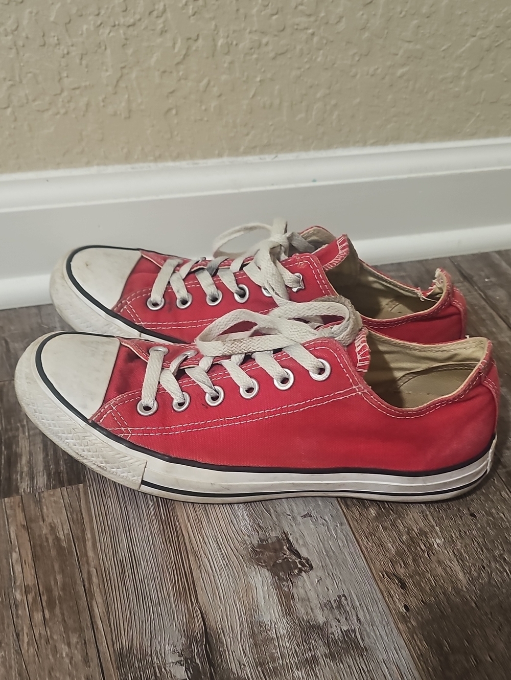 Red Womens Canvas Converse